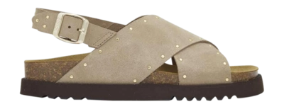 Sandaal Scholl Women Dalia Suede Dark Beige