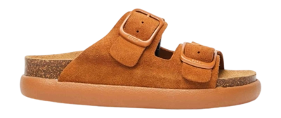 Slipper Scholl Women Noelle Chunky Suede Q Cognac