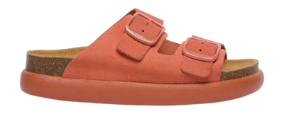 Slipper Scholl Women Noelle Chunky Suede Q Coral