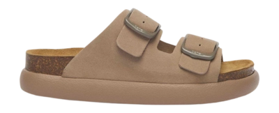 Slipper Scholl Women Noelle Chunky Suede Q Dark Beige