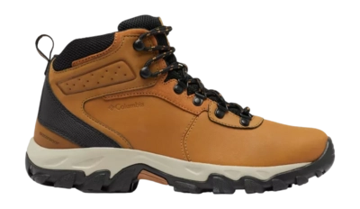 Wanderschuhe Columbia Newton Ridge Plus II Waterproof Herren Elk / Black 25