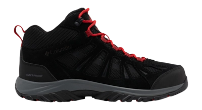 Wandelschoen Columbia Men Redmond III Mid Waterproof Black Mountain Red