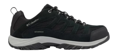 Wanderschuhe Columbia Crestwood Waterproof Herren Black Columbia Grey