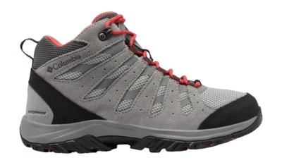 Chaussures de Randonnée Columbia Femme Redmond III Mid Imperméable Steam Red Coral 25