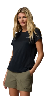 T-Shirt Columbia Women Zero Rules Light SS Crew Black
