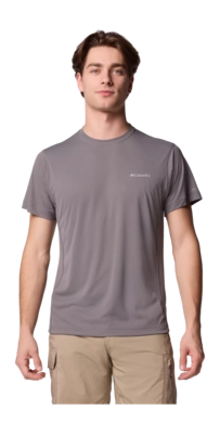T-Shirt Columbia Men Zero Rules Light SS Crew City Grey