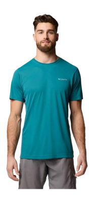 T-Shirt Columbia Men Zero Rules Light SS Crew River Blue