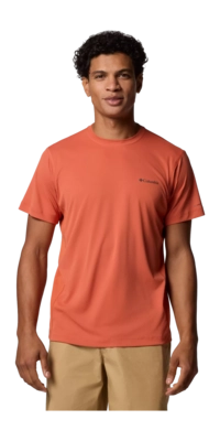 T-Shirt Columbia Men Zero Rules Light SS Crew Tuscan