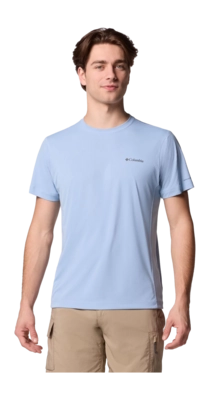 T-Shirt Columbia Men Zero Rules Light SS Crew Ripple Blue