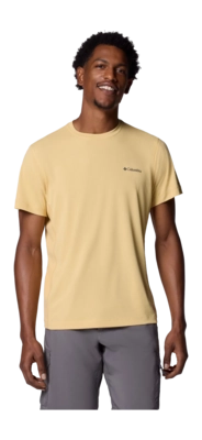 T-Shirt Columbia Men Zero Rules Light SS Crew Sand Dune