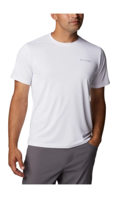 T-Shirt Columbia Men Columbia Hike Crew White