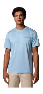 T-Shirt Columbia Men Columbia Hike Crew Ripple Blue