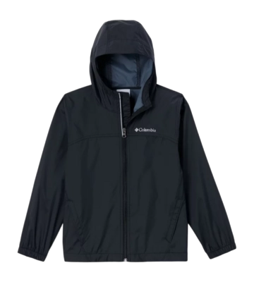 Raincoat Columbia Boys Glennaker Jacket Black 25