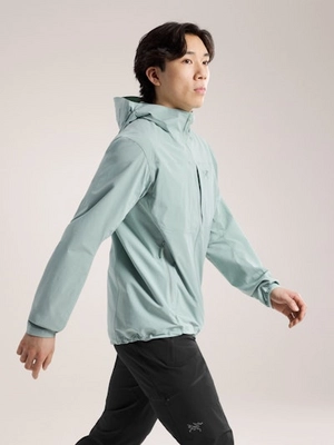 S25-X000007741-Gamma-Lightweight-Hoody-Stone-Green-Side-View