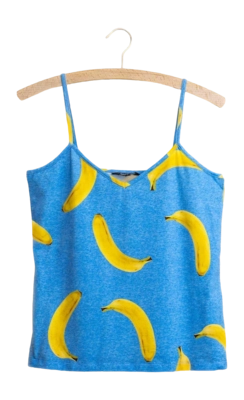 Strap Top SNURK Women Banana Blue