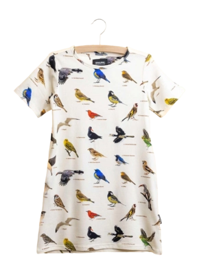 T-Shirt Dress SNURK Kids Bird Watching