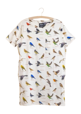 T-Shirt Dress SNURK Women Bird Watching