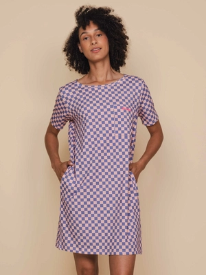 2---SS25_Check_Women_Tshirtdress_1464