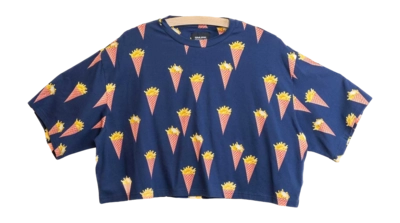 Crop Top SNURK Women Fries Navy