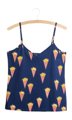 Träger Top SNURK Fries Navy Damen Blau