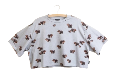 Crop Top SNURK Women Hippos