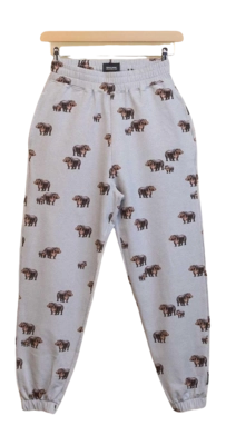 Hose SNURK Hippos Relaxed Unisex Grau
