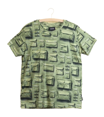 T-Shirt SNURK In The Pocket Unisex Grün