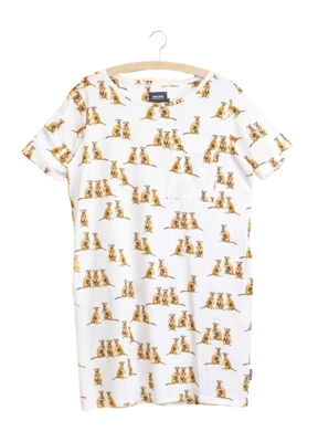 T-Shirt Dress SNURK Women Meerkats