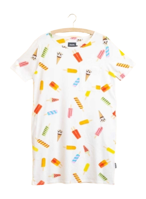 T-Shirt Dress SNURK Women Popsicles