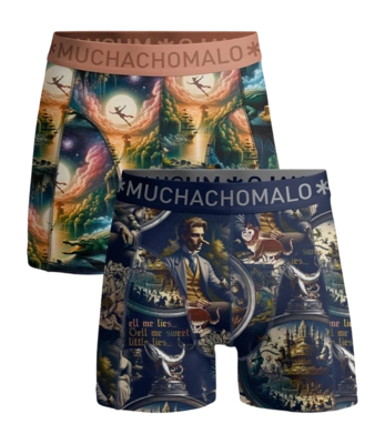 Boxershort Muchachomalo Men Pinocchio Peter Print/Print (2-Pack)