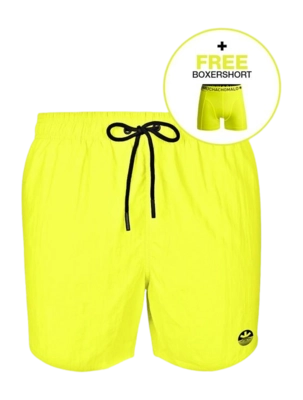 Zwembroek Muchachomalo Men Solid Yellow 25