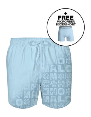 Zwembroek Muchachomalo Boys Print Blue 25