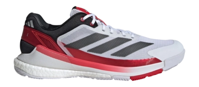 Padelschoen Adidas Men Crazyquick Boost Padel White Core Black Lucid Red