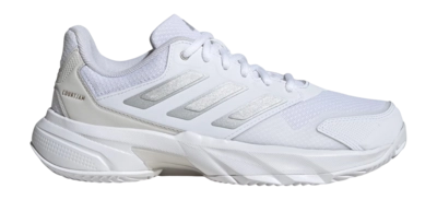 Tennisschoen Adidas Women Courtjam Control 3 Clay Cloud White Silver Metallic Grey One