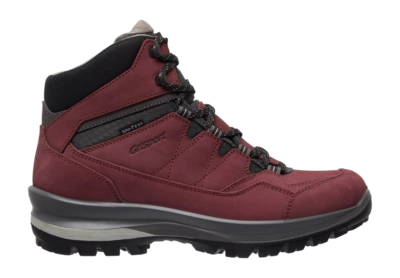 Wandelschoen Grisport Women Bari Mid Burgundy 25