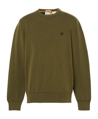 Jumper Timberland Men Williams River Cotton YD Sweater Dark Olive