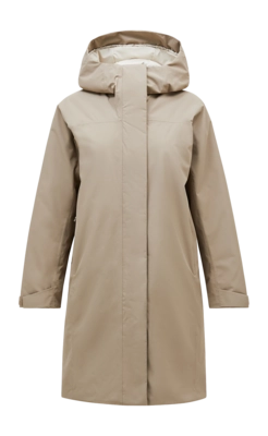 Jas Peak Performance Women Treeline Insulated Parka Avid Beige