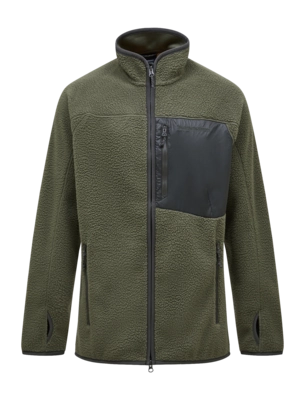 Sweatjacke Peak Performance Pile Zip Jacket Herren Pine Needle '24