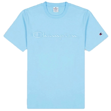T-Shirt Champion Men Embroidered Script Logo Cotton PRB