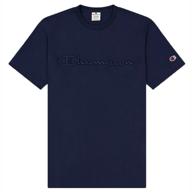 T-Shirt Champion Embroidered Script Logo Cotton Herren NVB
