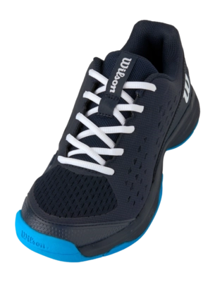 Tennis Shoes Wilson Kids Rush Pro JR L Navy Blazer / White / Atomic Blue