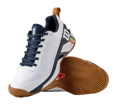 Tennisschoen Wilson Men Rush Pro 4.5 Clay RG White / Navy Blazer / Gum