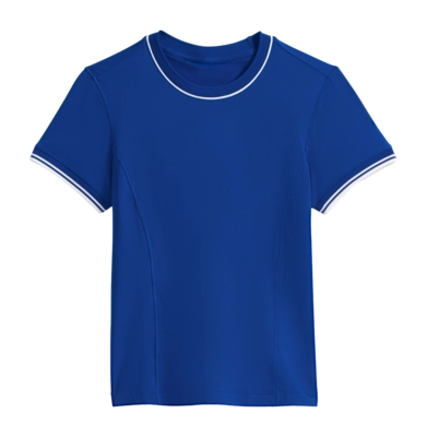 Tennisshirt Wilson Women Team Seamless Tee Royal Blue