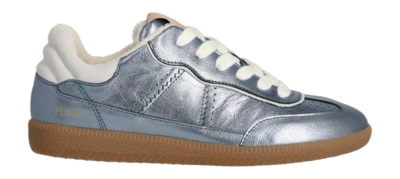 Fred de la Bretoniere Women Pearl Reza Sneaker Metallic Blue