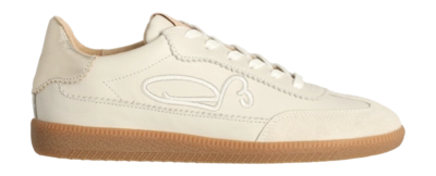 Fred de la Bretoniere Women Pearl Sign Sneaker Leather Off White