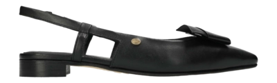 Fred de la Bretoniere Women Elisse Sling Slingback Nappa Leather Black