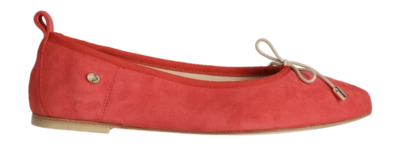Fred de la Bretoniere Women Idris Balletto Ballerina Luxury Suede Fuchsia