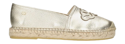 Fred de la Bretoniere Women Mili Lily B Espadrille Lt.Gold Leather Gold