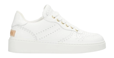Shabbies Amsterdam Women Bossa Festa Sneaker Leather White