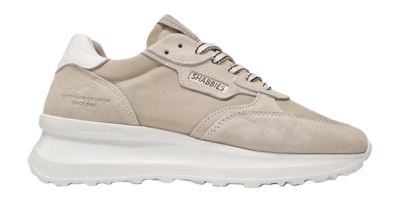 Baskets Shabbies Amsterdam Femme Veda Ava Sneaker Nylon Beige